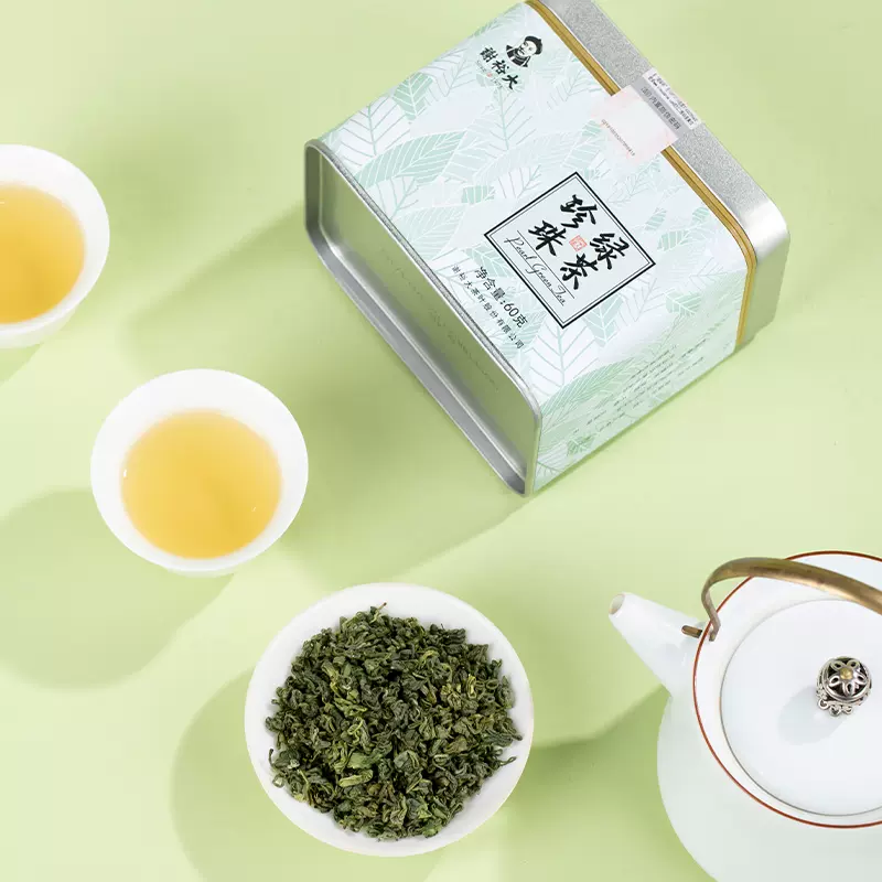 中华老字号，谢裕大 2023年新茶特级珍珠绿茶罐装 60g 29元包邮（需领券） 值值值-买手聚集的地方