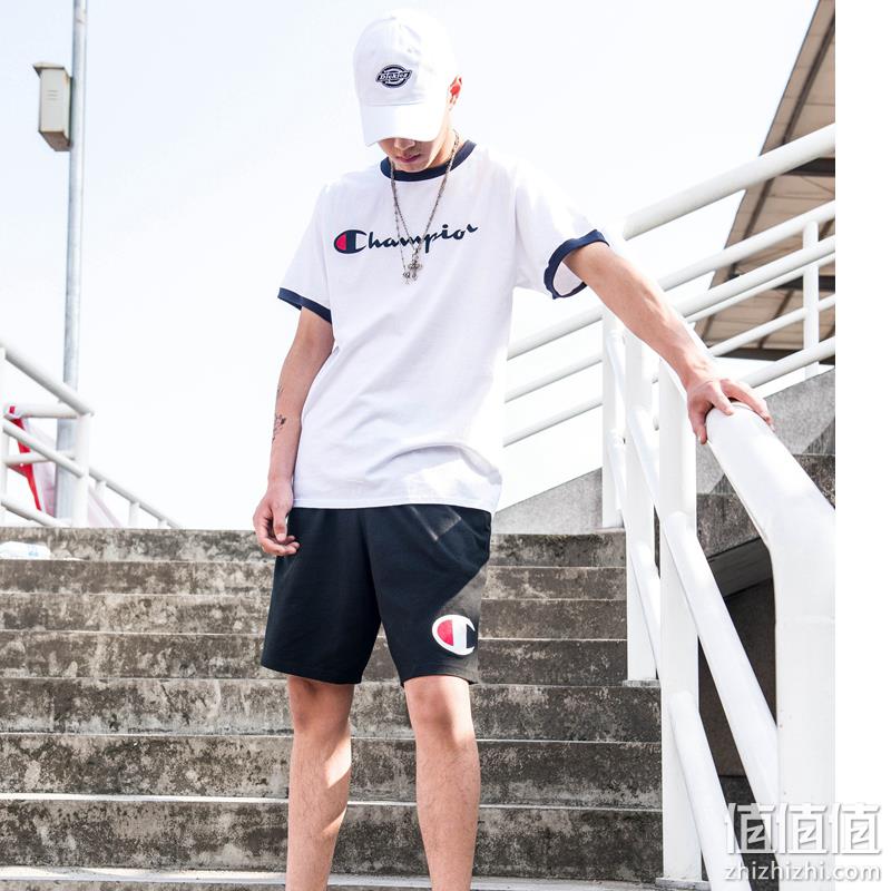 Champion 冠军牌 男女同款纯棉运动短裤G856H 多色 85元包邮包税（需用券） 值值值-买手聚集的地方