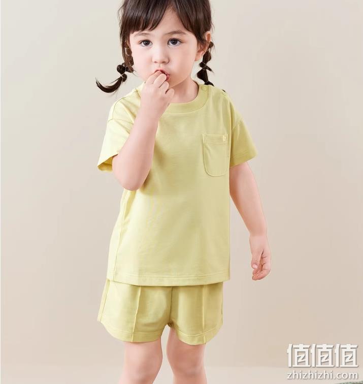 Balabala 迷你巴拉巴拉 2023年夏 亲子A类速干棉棉家居服套装（90~175码）4色 68.9元起包邮 值值值-买手聚集的地方