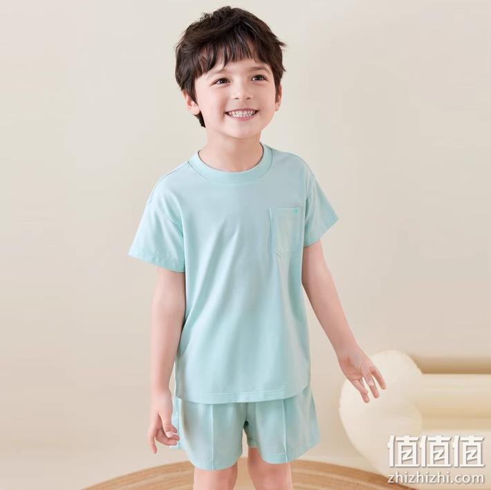Balabala 迷你巴拉巴拉 2023年夏 亲子A类速干棉棉家居服套装（90~175码）4色 68.9元起包邮 值值值-买手聚集的地方