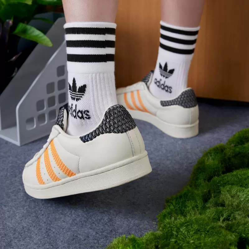 adidas 阿迪达斯 三叶草 SUPERSTAR 男女经典贝壳小白鞋 289元包邮（下单满减） 值值值-买手聚集的地方