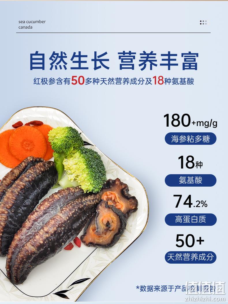 欧参力得 100%加拿大进口红极参 即食海参252g 新低52.9元包邮（需用券） 值值值-买手聚集的地方