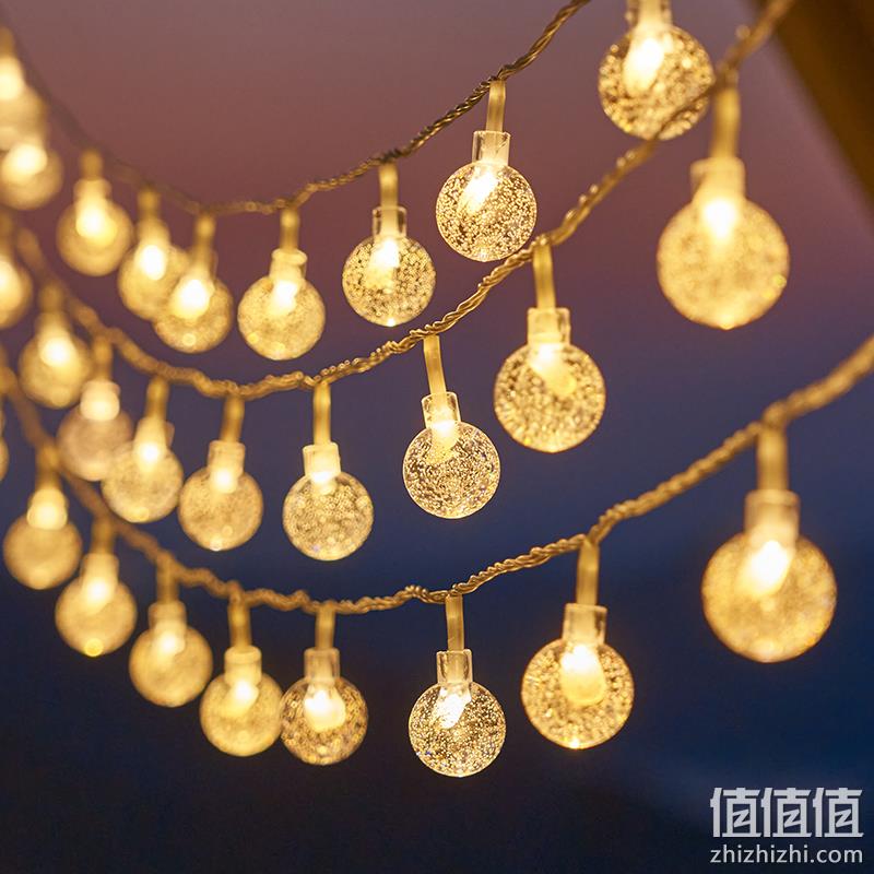 艾欣丽 户外露营氛围灯串 3米20灯 多款可选 5.8元包邮（需用券） 值值值-买手聚集的地方