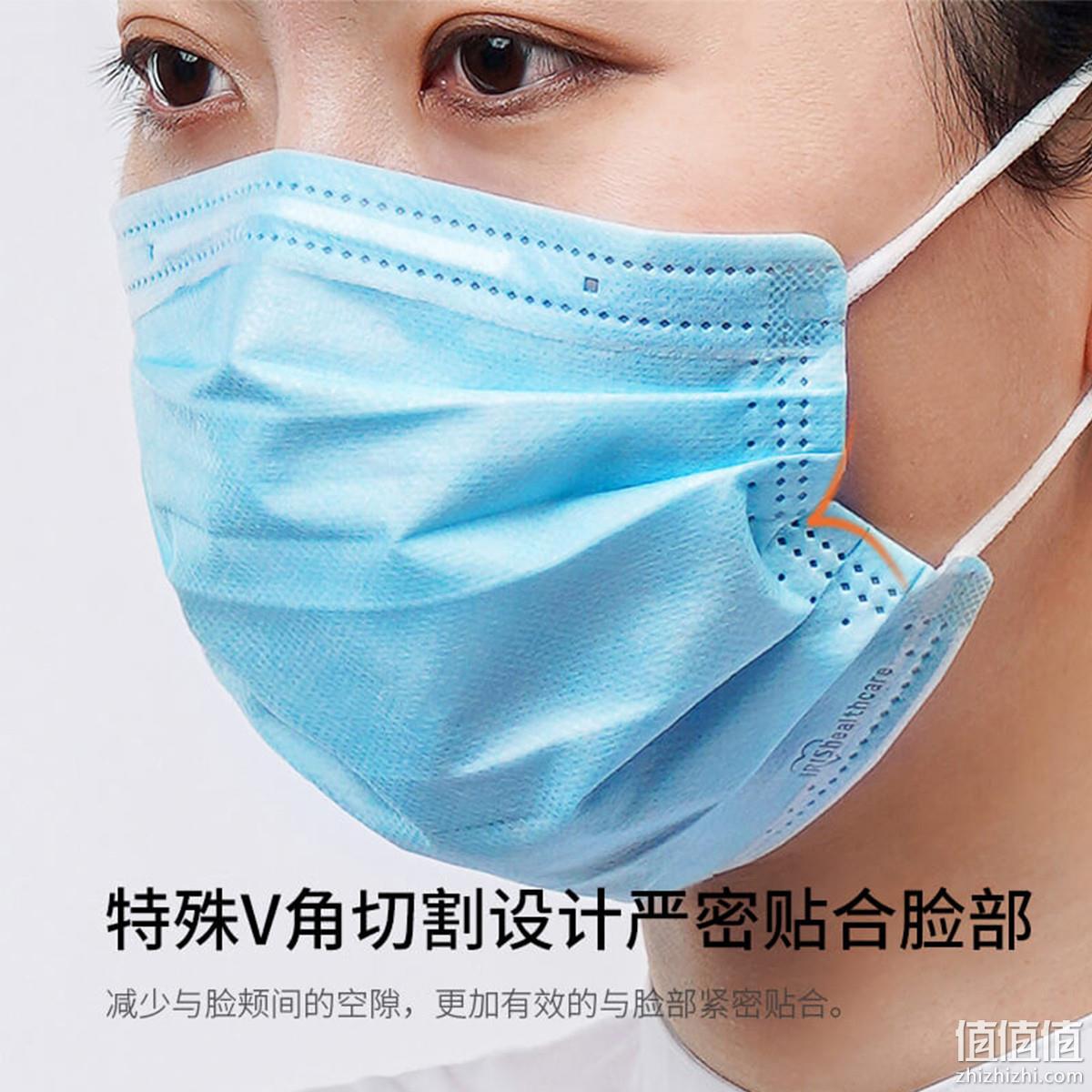 白菜价！日本 IRIS爱丽思 一次性医用外科口罩 50只 独立包装 新低5.94元包邮 值值值-买手聚集的地方
