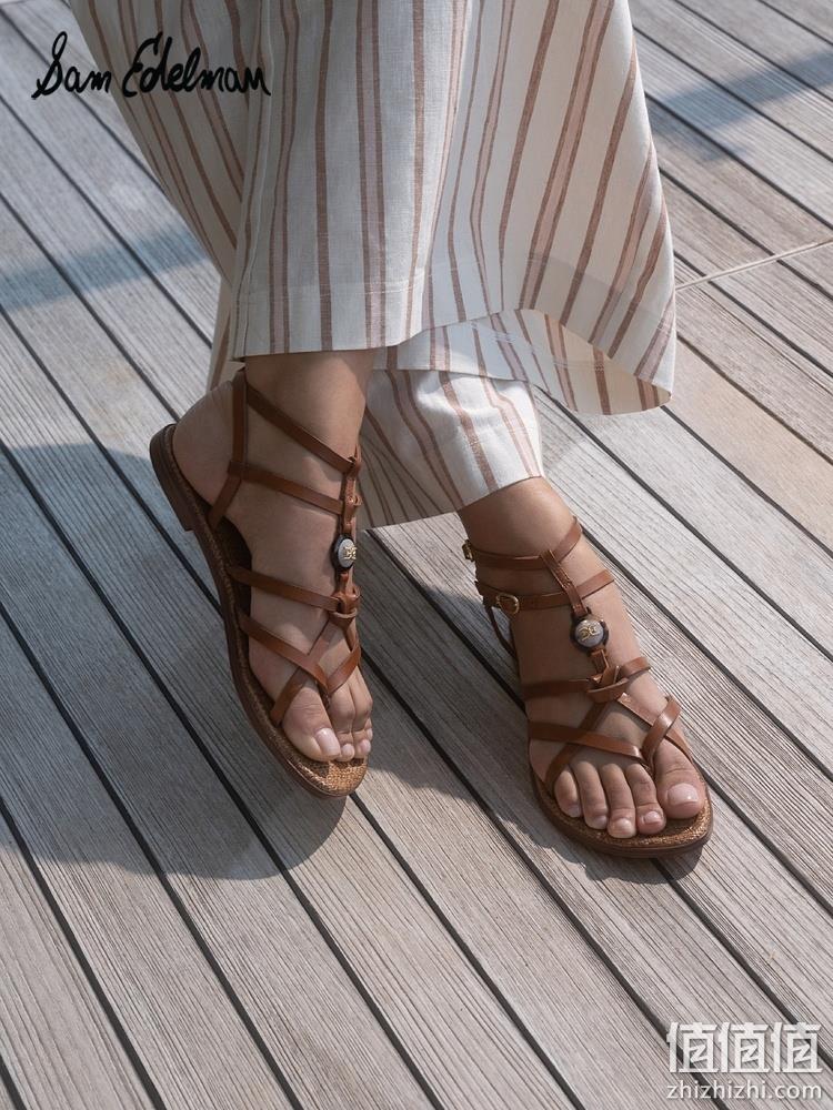 SAM EDELMAN GWEN 2023夏季新款女式经典休闲罗马凉鞋 432.49元 值值值-买手聚集的地方