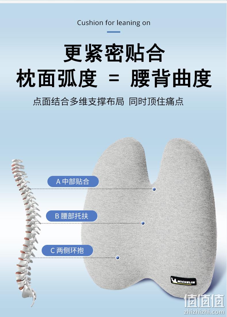 米其林 德国进口巴斯夫记忆棉车用腰靠 99元包邮（双重优惠） 值值值-买手聚集的地方
