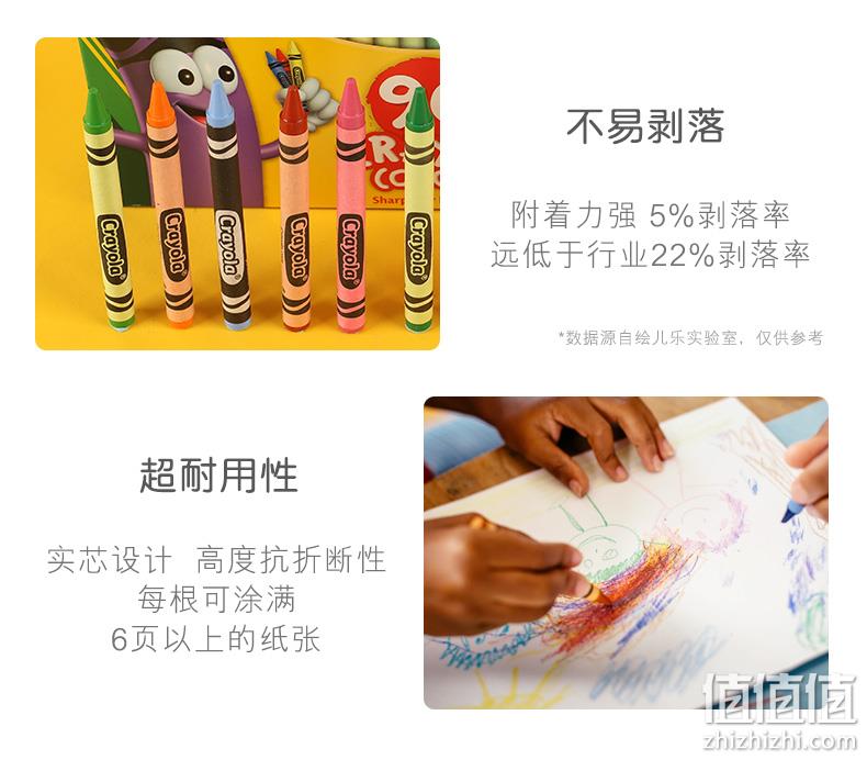 Crayola 绘儿乐 鲜艳色彩蜡笔 24支/盒 新低12.9元包邮（需领券） 值值值-买手聚集的地方