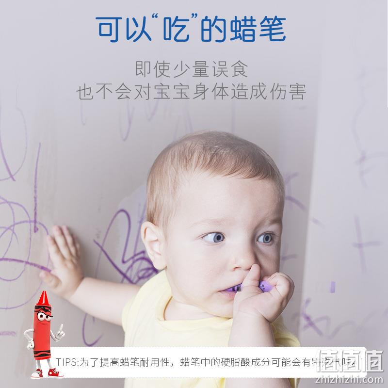 Crayola 绘儿乐 鲜艳色彩蜡笔 24支/盒 新低12.9元包邮（需领券） 值值值-买手聚集的地方