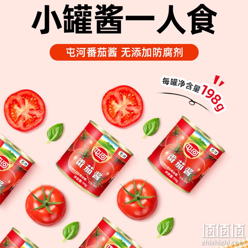 中粮 屯河 新疆纯蕃茄调味酱 198g*3罐 19.9元包邮（需领券） 值值值-买手聚集的地方