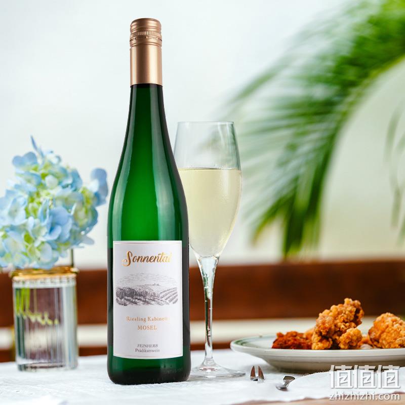 德国原瓶进口，Sonnental 日晷谷 摩泽尔 雷司令珍藏半甜白葡萄酒750mL 赠莫斯卡托甜起泡酒250mL 69元包邮（需用券） 值值值-买手聚集的地方