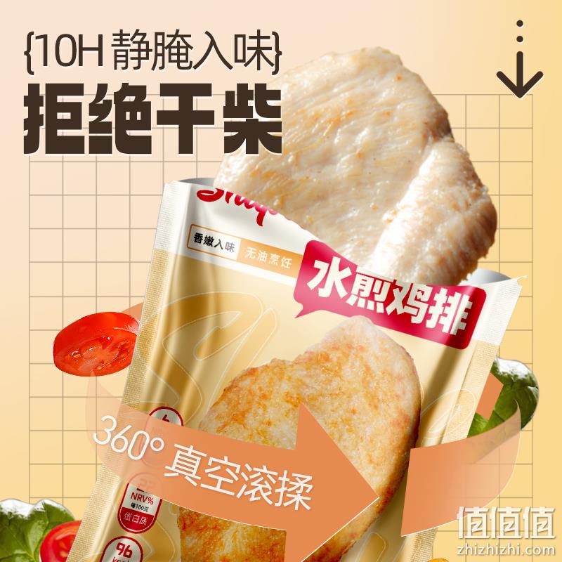大希地 水煎低脂高蛋白鸡胸肉鸡排 100g*10袋 59元包邮（需领券） 值值值-买手聚集的地方