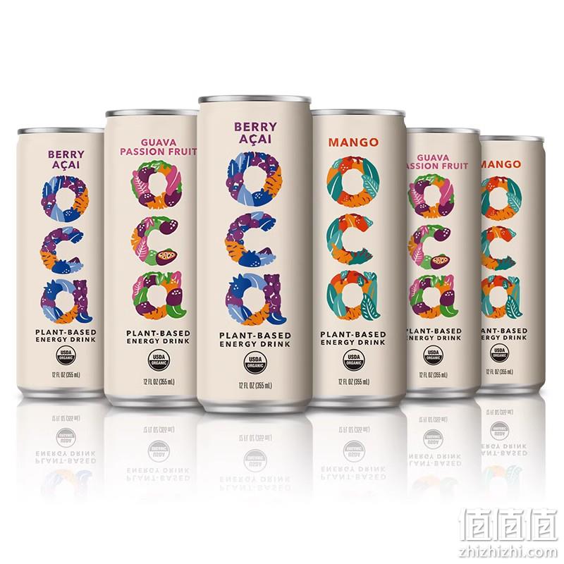 美国进口，OCA 热带水果味0糖0卡果汁气泡饮料 355ml*6罐 19.9元包邮（双重优惠） 值值值-买手聚集的地方