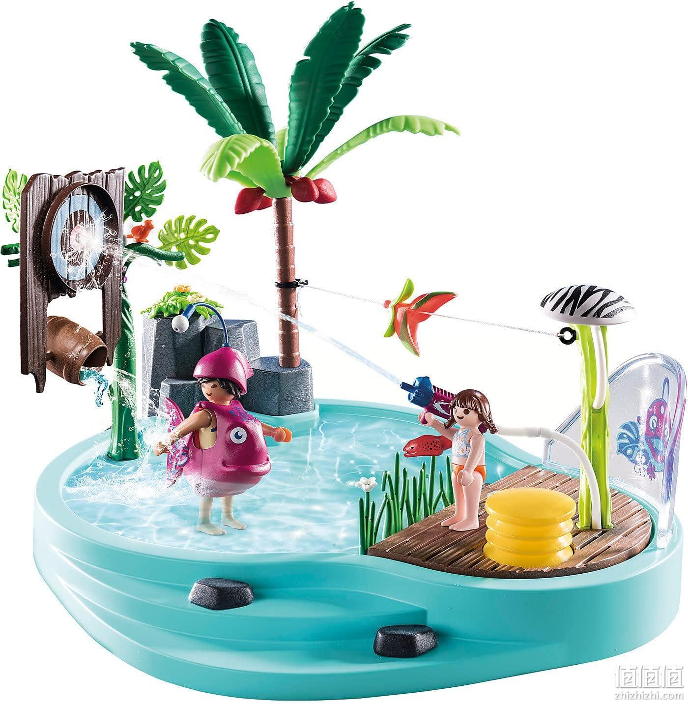 Playmobil 摩比世界 带注水器的趣味泳池 70610 164.88元 值值值-买手聚集的地方