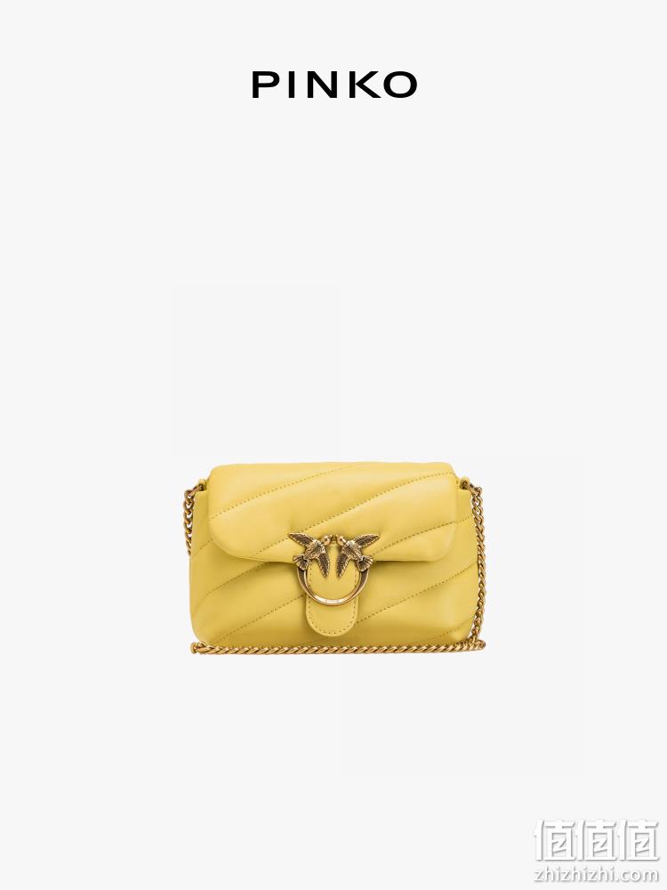 PINKO 品高 PUFF 女士迷你羊皮斜挎包 100041_A0F2  6色 689.15元 值值值-买手聚集的地方