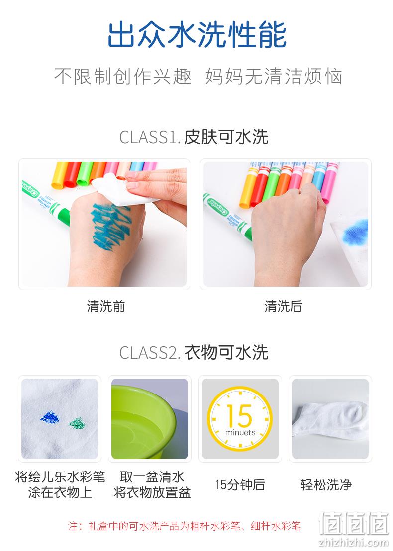Crayola 绘儿乐 色彩多重奏可水洗150件套礼盒（124支笔+25张画纸+收纳盒）赠汪汪队填色画册 新低99元包邮（需用券） 值值值-买手聚集的地方
