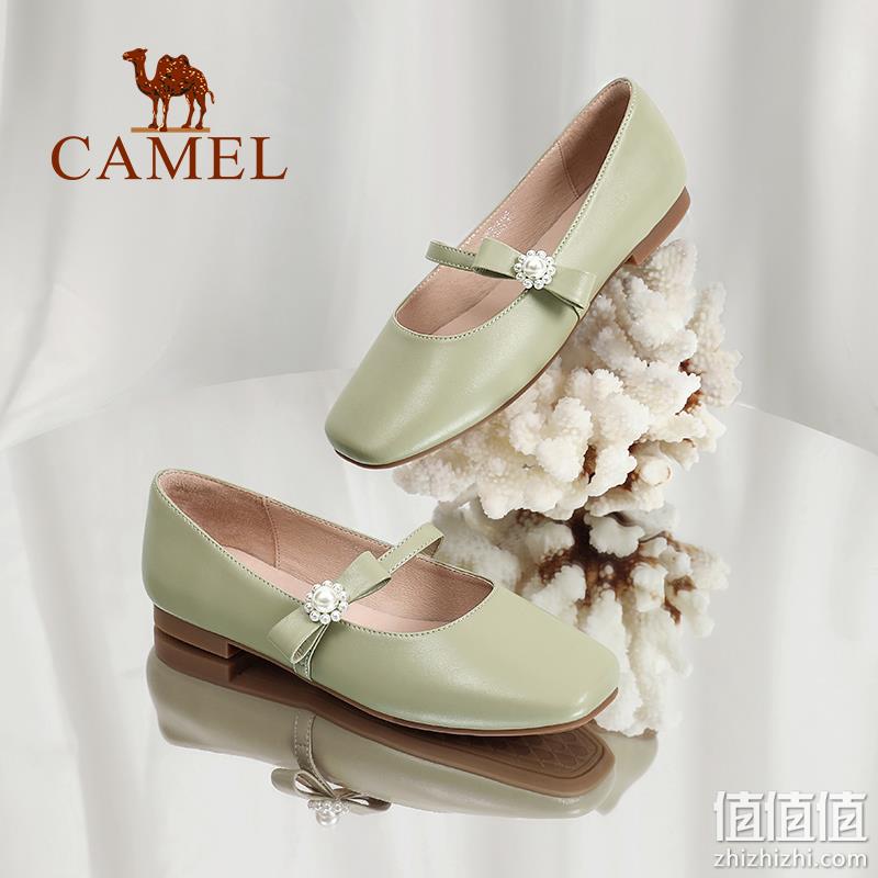 Camel 骆驼 女士方头复古玛丽珍单鞋 139元包邮（需用券） 值值值-买手聚集的地方