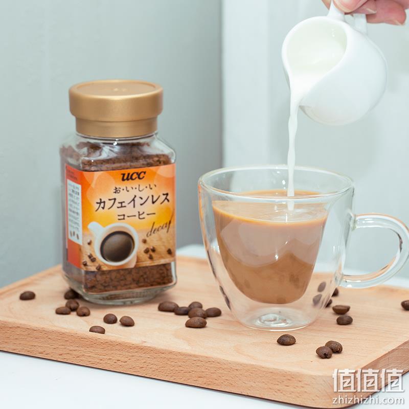 UCC 悠诗诗 日本原装版 低因冻干速溶咖啡粉 45g*2瓶 52元包邮包税（26元/罐） 值值值-买手聚集的地方
