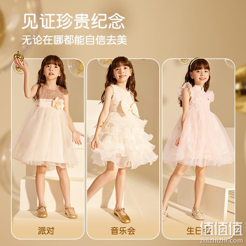 清仓低价，Hello Kitty 夏季女童玫瑰蝴蝶结公裙礼服裙（110~160码） 3款 89元包邮（需领券） 值值值-买手聚集的地方