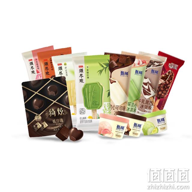 伊利 巧乐兹甄稀绮炫冰淇淋 任选满188-100元 36只89元包邮，赠随机口味6支 值值值-买手聚集的地方