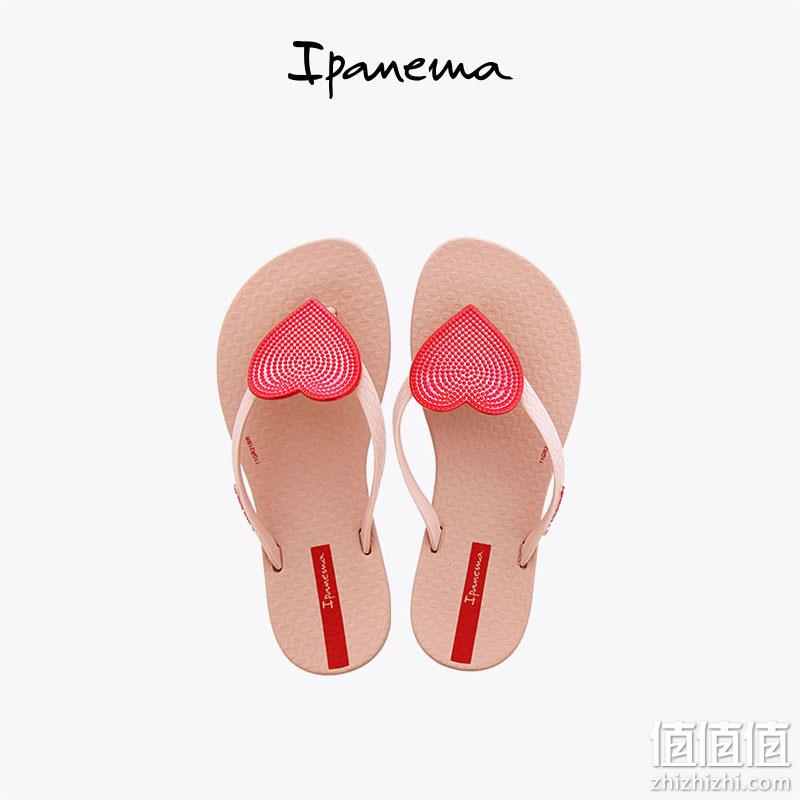ipanema 依帕内玛 儿童波浪爱心时尚外穿人字拖（27~34码） 3色 99.3元包邮（双重优惠） 值值值-买手聚集的地方