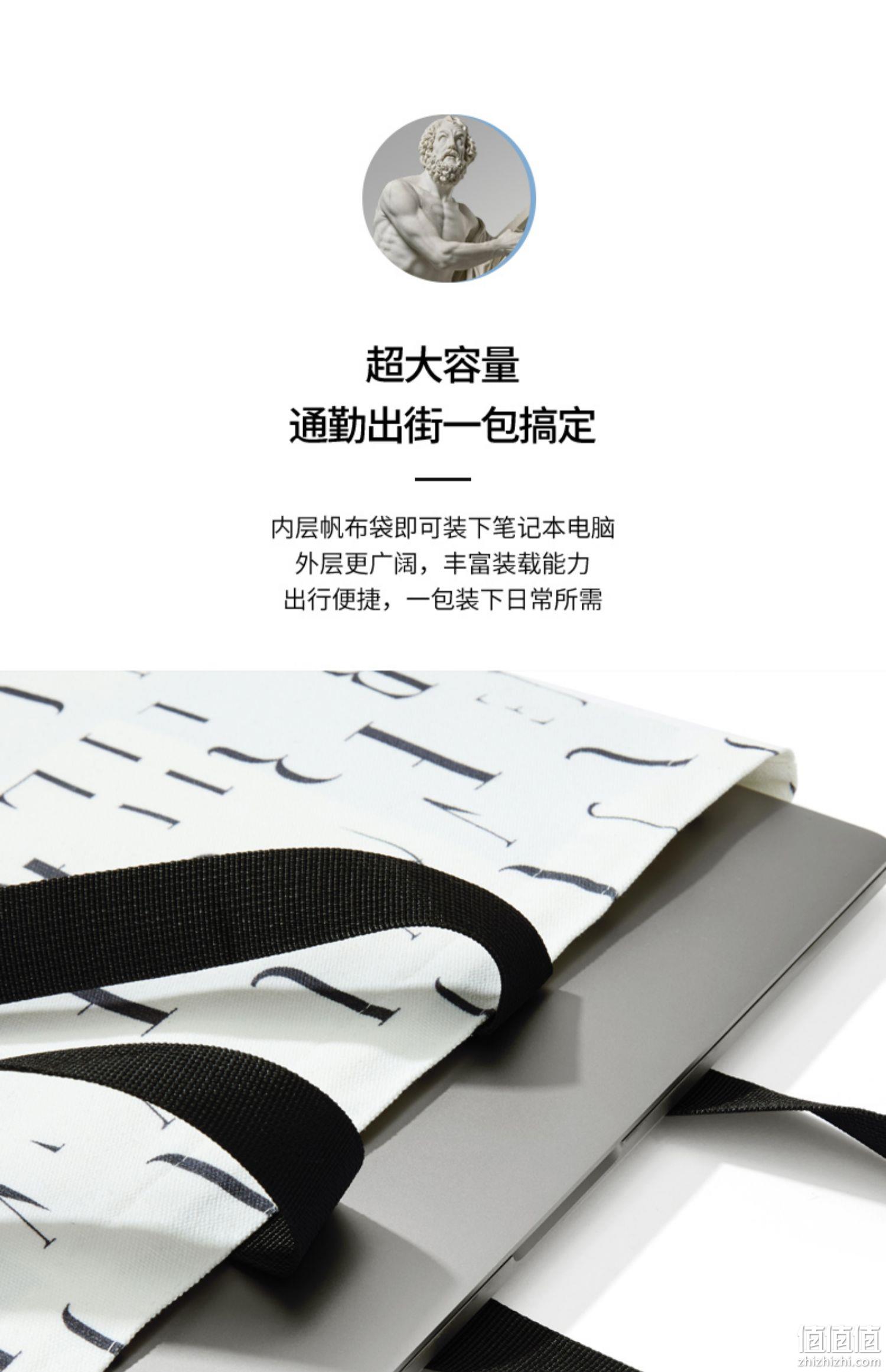 LOUVRE 卢浮宫博物馆 馆藏系列 双层果冻包托特帆布包 49元包邮（需领券） 值值值-买手聚集的地方