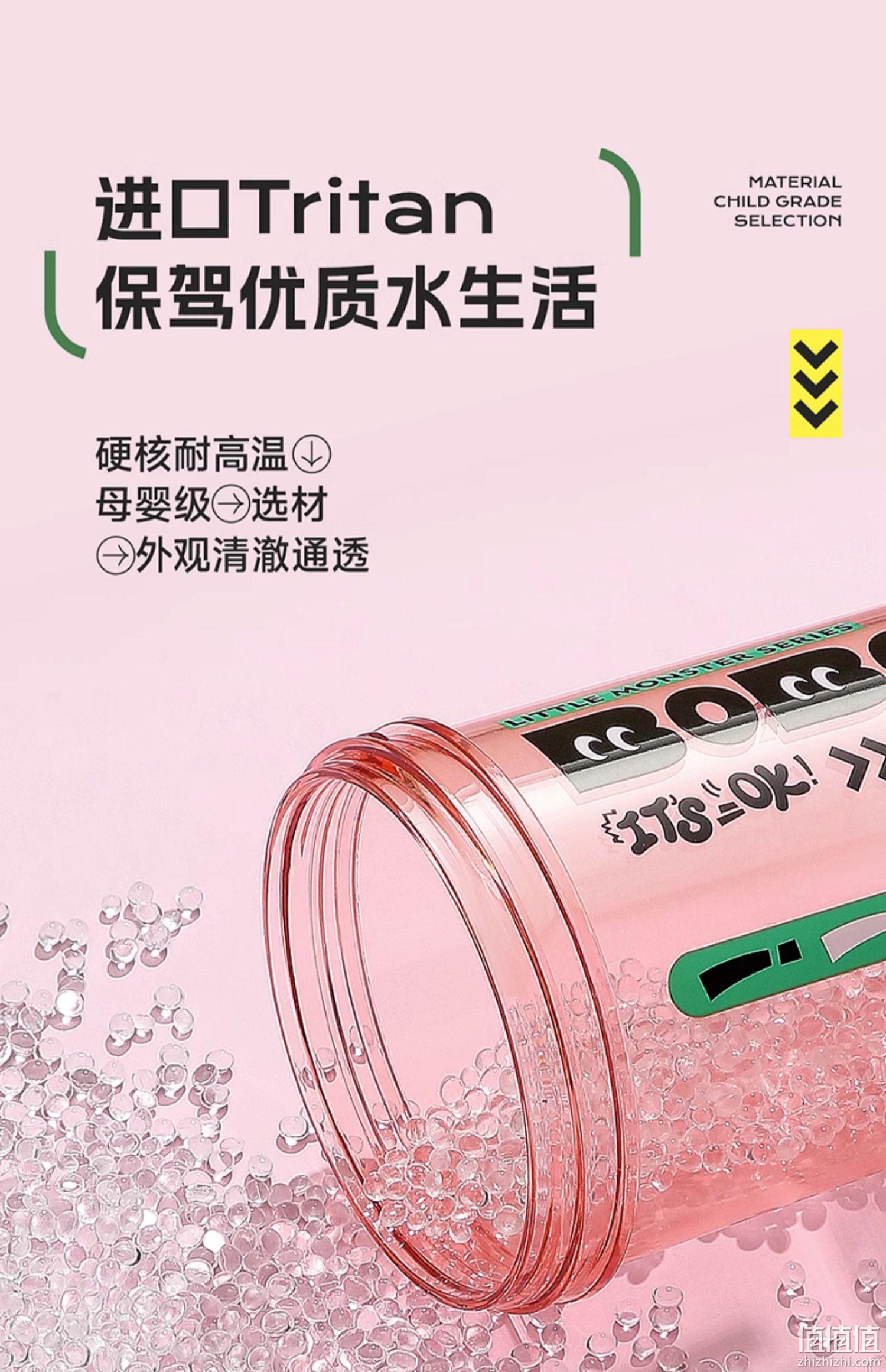 Relea 物生物 Tritan双饮口水杯 500ml 6色（送吸管刷） 新低29.9元包邮（需领券） 值值值-买手聚集的地方