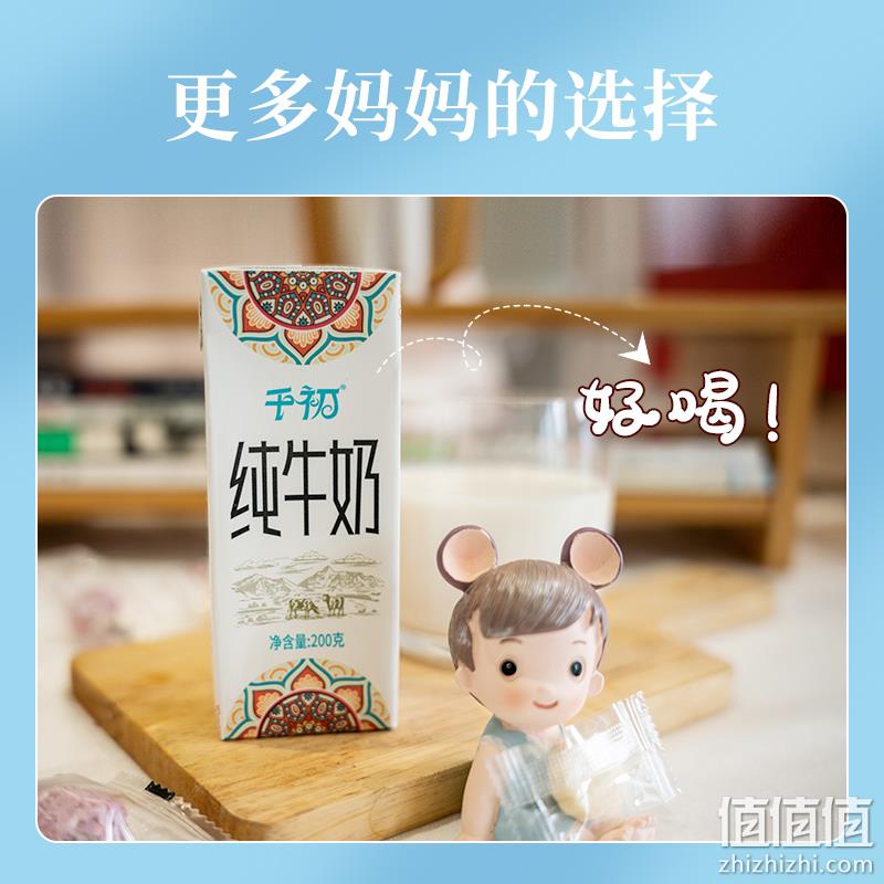 千初 青藏牧场 高原纯牛奶200mL*12盒*2箱 59.8元包邮（需用券） 值值值-买手聚集的地方