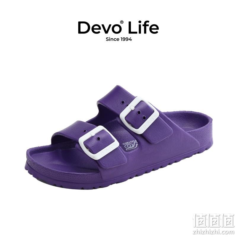 Devo Life 的沃 男女同款休闲沙滩凉拖鞋 多色 149元包邮 值值值-买手聚集的地方