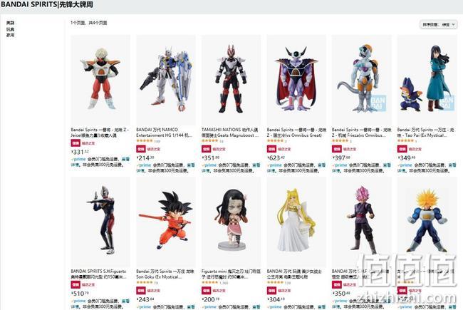 亚马逊海外购：Bandai Spirits万代 先锋大牌周 低至126元起+Prime会员无门槛免邮 值值值-买手聚集的地方
