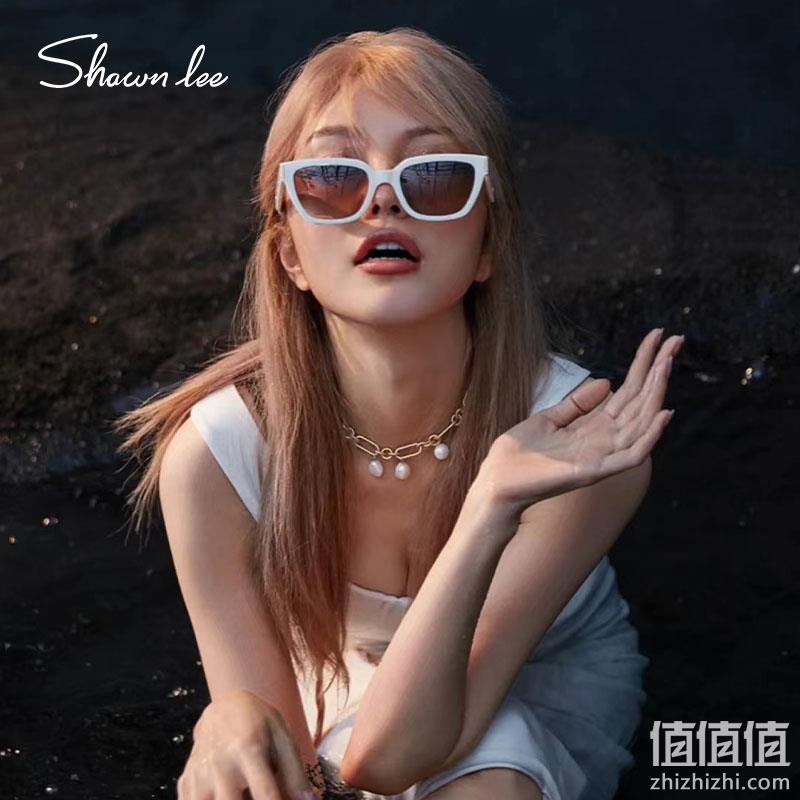 韩国Shawnlee 周扬青同款复古猫眼墨镜太阳镜 多色 168元包邮（双重优惠） 值值值-买手聚集的地方