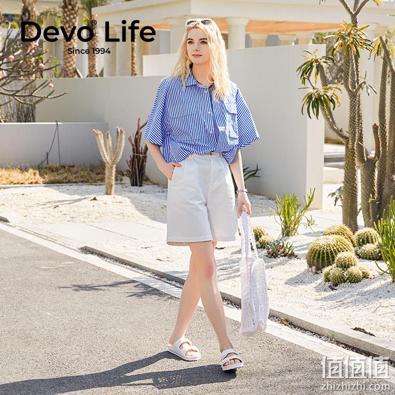 Devo Life 的沃 男女同款休闲沙滩凉拖鞋 多色 149元包邮 值值值-买手聚集的地方
