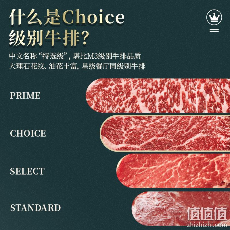 百胜中国旗下，烧范儿 黑安格斯choice特选级原切板腱牛排 180g*3盒 99元包邮（需领券） 值值值-买手聚集的地方