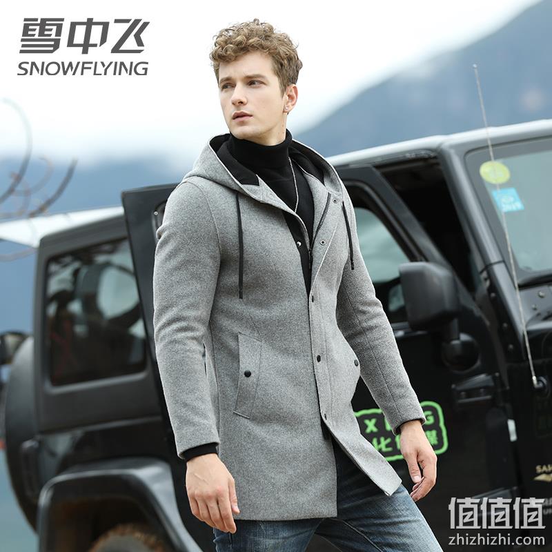 雪中飞 男士羊毛毛呢大衣中长外套 多款 89元包邮（需领券） 值值值-买手聚集的地方