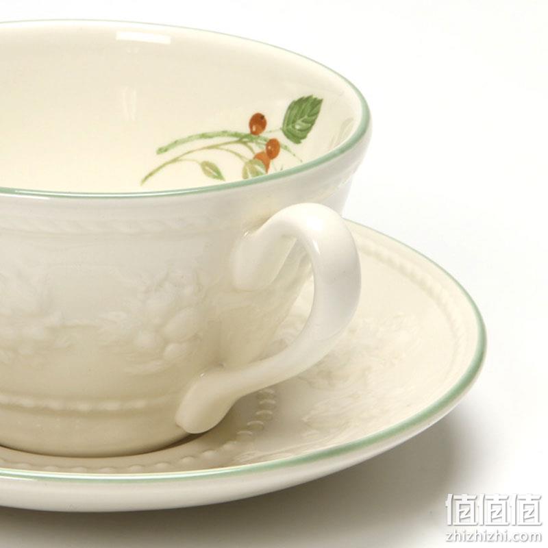 Wedgwood 玮致活 欢愉假日系列 树莓浮雕陶瓷2杯2碟套装 新低243.29元（可3件9折） 值值值-买手聚集的地方