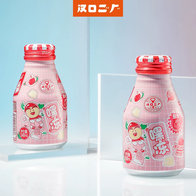 汉口二厂 嘿冻 果冻汽水248mL*12瓶 多口味 49.9元包邮（双重优惠） 值值值-买手聚集的地方