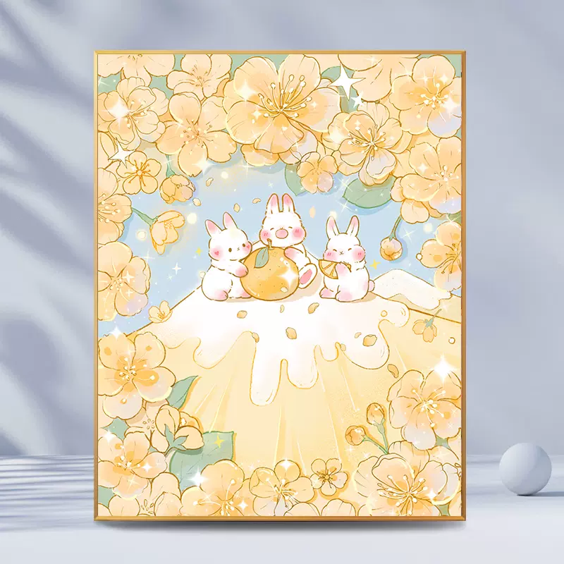缘色 DIY数字油画填色画 14元包邮起（需用券） 值值值-买手聚集的地方