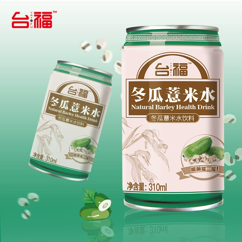福建老牌，台福 冬瓜薏米水饮料 310ml*12罐 29.8元包邮（需领券） 值值值-买手聚集的地方