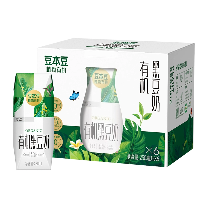 豆本豆 有机纯黑豆奶 250ml*6瓶*2箱 新低26.8元包邮（双重优惠） 值值值-买手聚集的地方