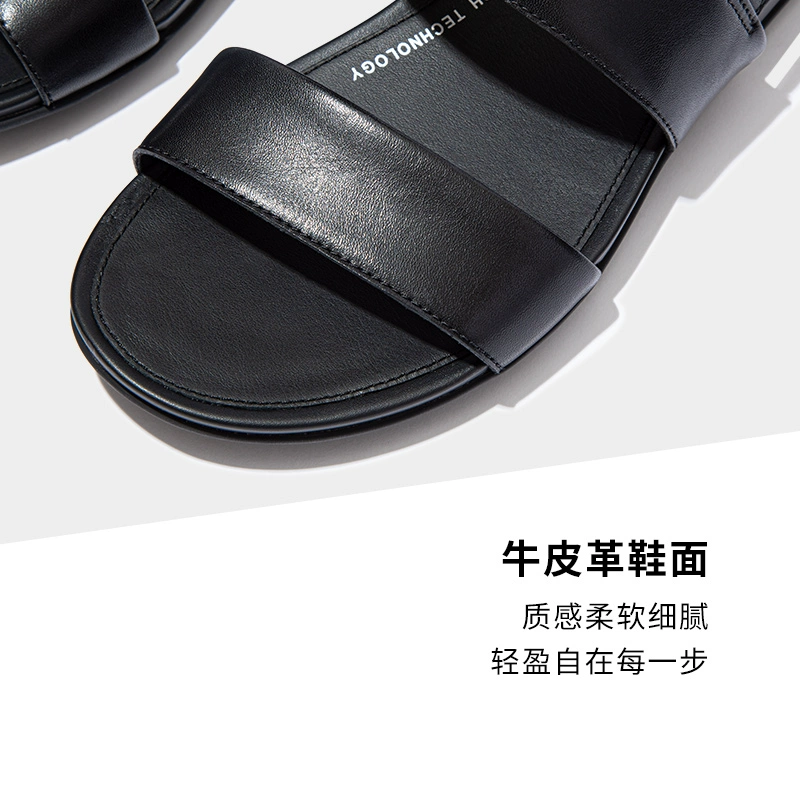 FitFlop 飞适福 Gracie 2023夏季新款女式全牛皮扣环凉鞋 EB1 439.05元（天猫旗舰店1189元） 值值值-买手聚集的地方
