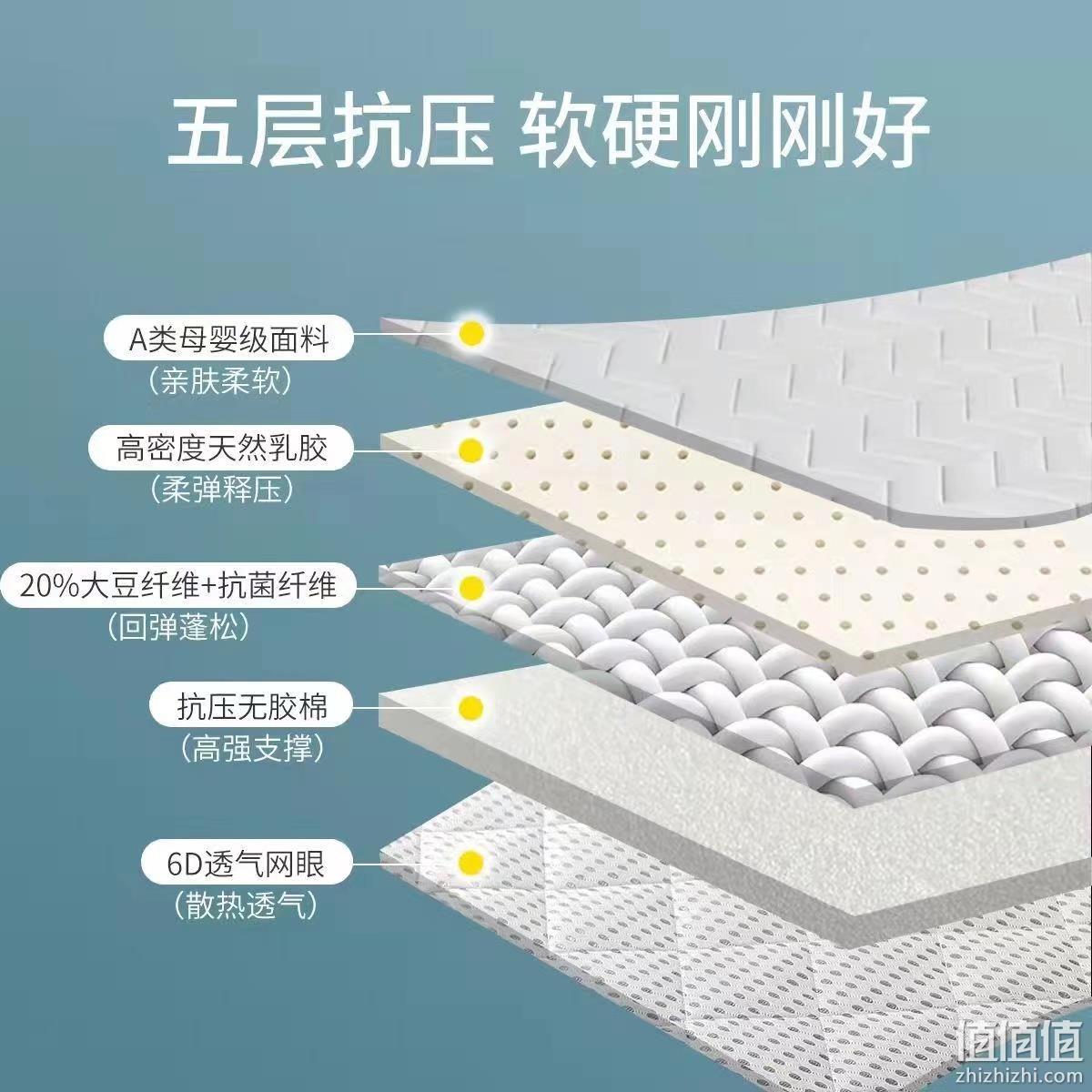 Somerelle 安睡宝 母婴级A类大豆抗菌乳胶床垫 多规格 83.5元起包邮（双重优惠） 值值值-买手聚集的地方
