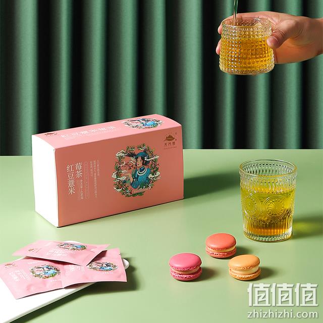 莓茶国标制定者，天门郡 红豆薏米莓茶 5g*30包*2盒 29.79元包邮（14.9元/盒） 值值值-买手聚集的地方