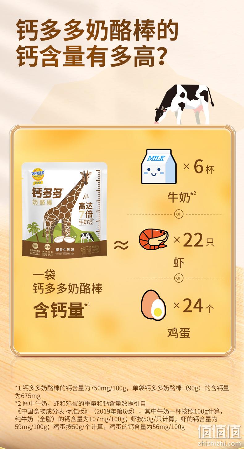 Milkland 妙可蓝多 钙多多常温儿童高钙奶酪棒芝士棒 90g*9袋（45支） 69元包邮（7.66元/袋） 值值值-买手聚集的地方