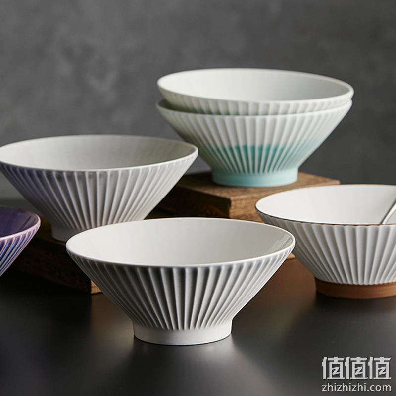 陶典 柯林斯系列 7英寸陶瓷斗笠碗*2件 12.98包邮（折6.49元/个） 值值值-买手聚集的地方