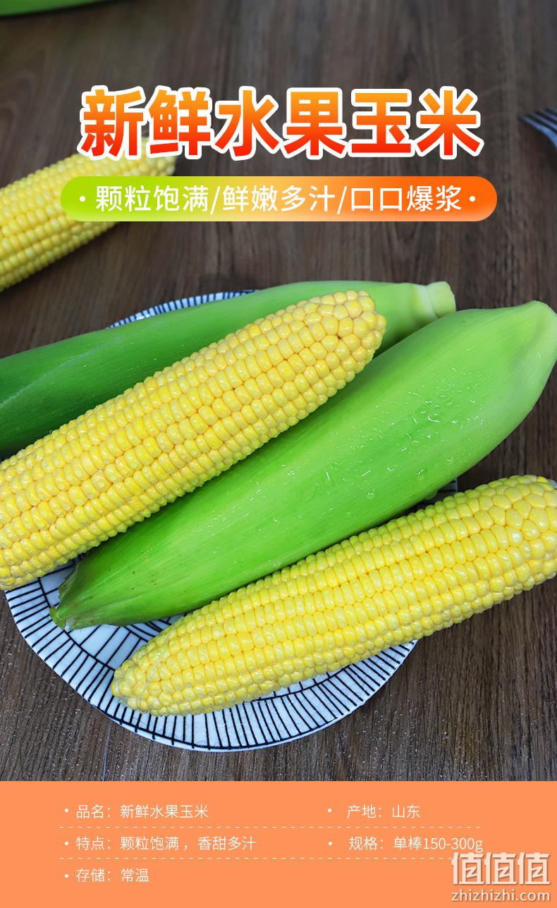 北京奥运会食材供应商，绿绿行者 现摘带皮新鲜水果玉米 5斤 19.9元包邮（需领券） 值值值-买手聚集的地方