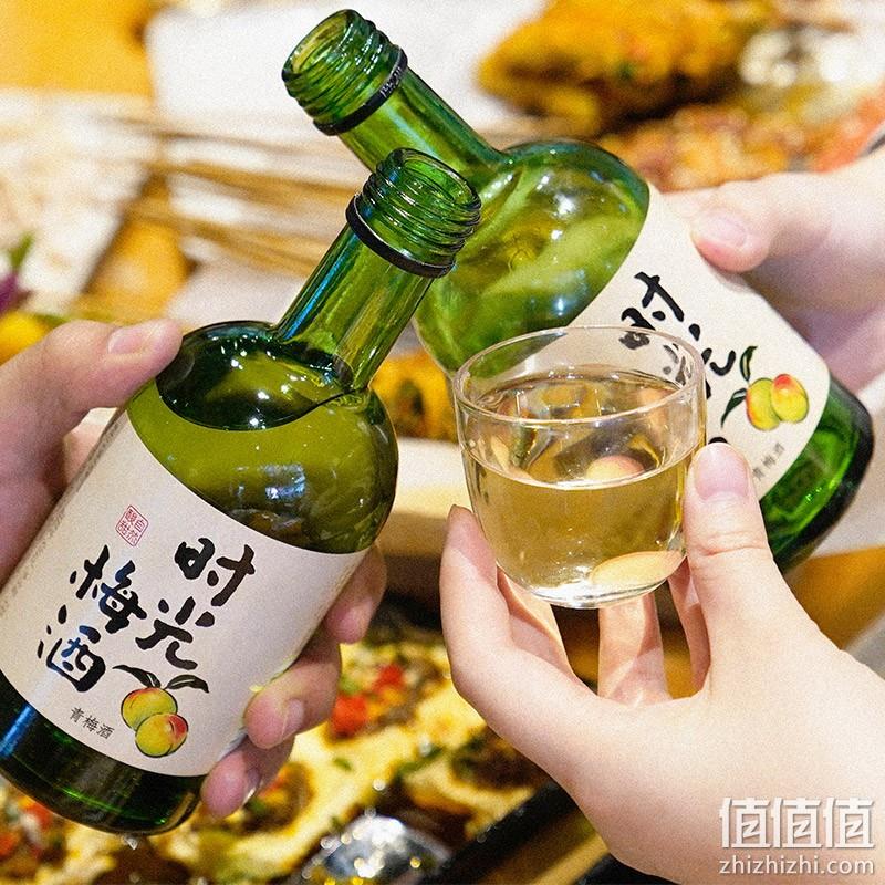 梅见 时光梅酒 8度青梅酒 330ml*4瓶 69元包邮（17.25元/瓶） 值值值-买手聚集的地方