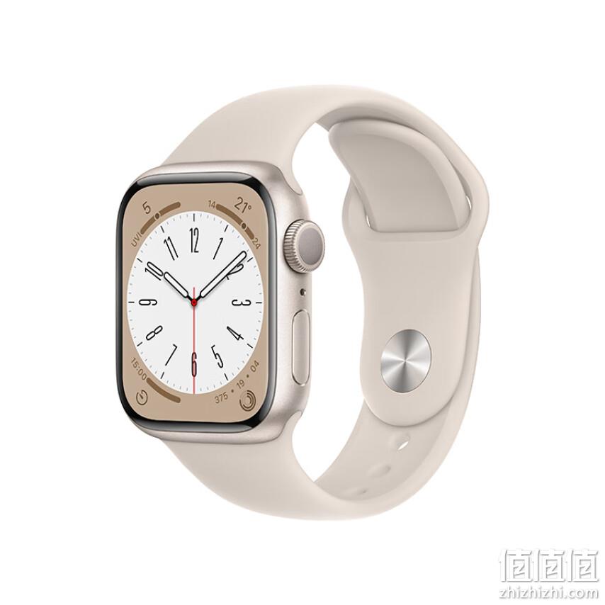 Apple 苹果 Watch Series 8 智能手表 41mm GPS版 2549元包邮（需领券） 值值值-买手聚集的地方
