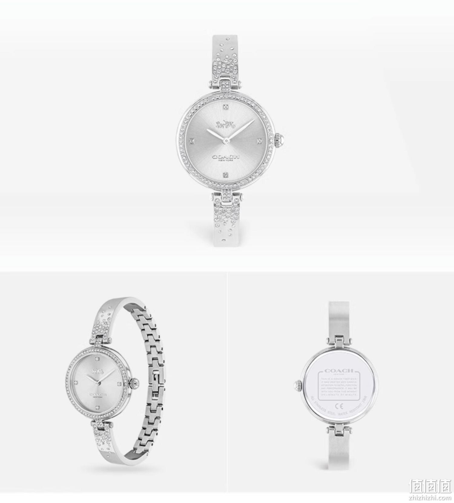 Coach 蔻驰 PARK系列 瀑布流星钢带女士手表 14503652 929.77元 值值值-买手聚集的地方