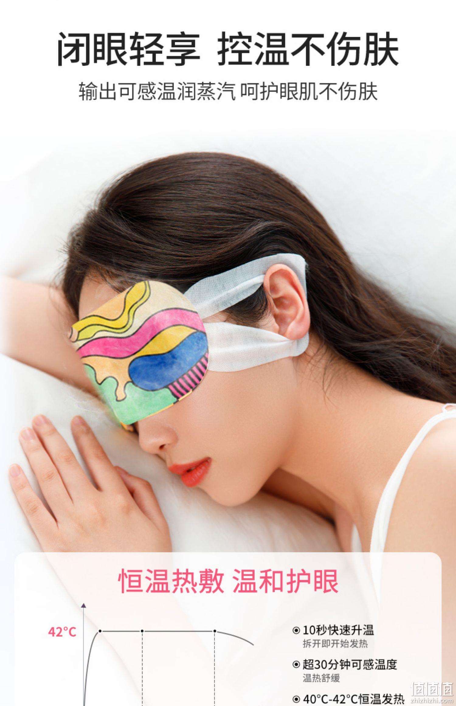 海昌 涂鸦绘画蒸汽眼罩 洋甘菊香型10片 19元包邮（需领券） 值值值-买手聚集的地方