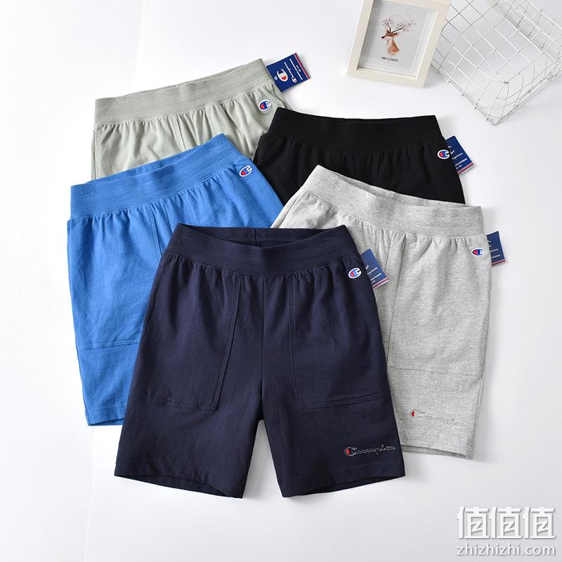 Champion 冠军牌 男女同款纯棉运动短裤85867 多色 88元包邮包税 值值值-买手聚集的地方