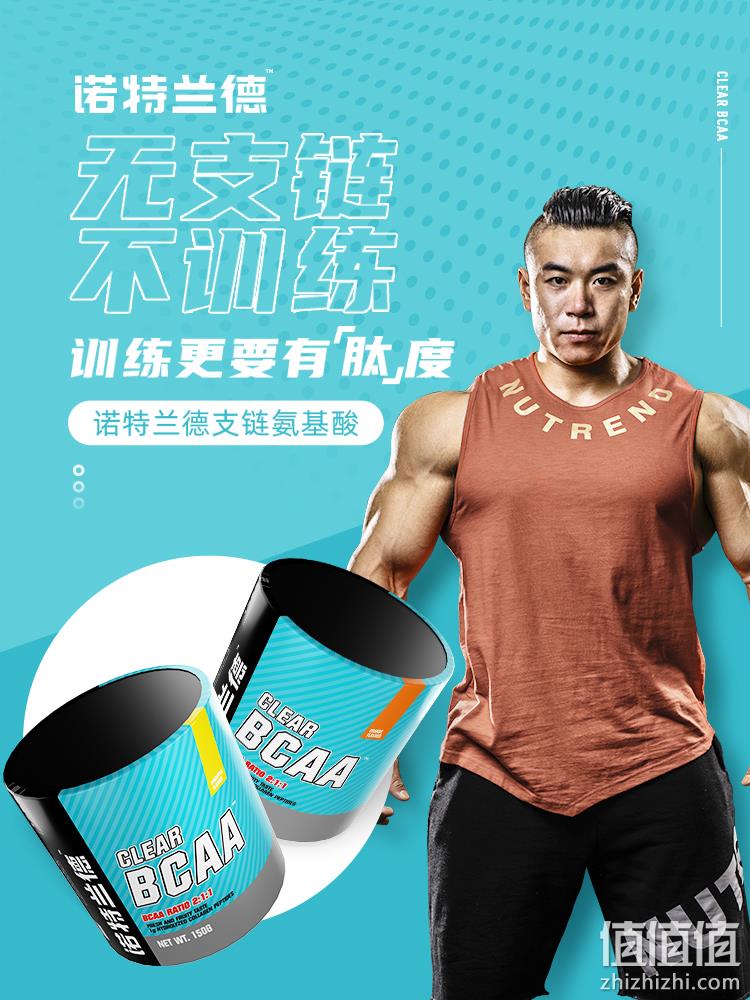 诺特兰德 支链氨基酸bcaa 100g*5罐 99元包邮（需领券） 值值值-买手聚集的地方